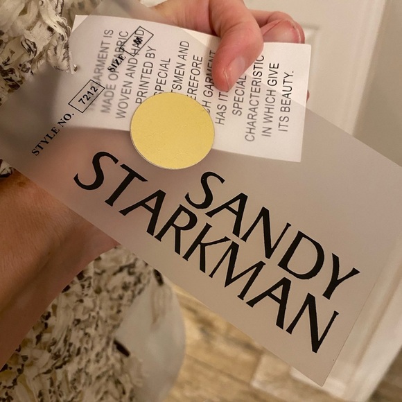 Sandy Starkman Crochet Fringe Beaded Boho Jacket - Picture 7 of 9